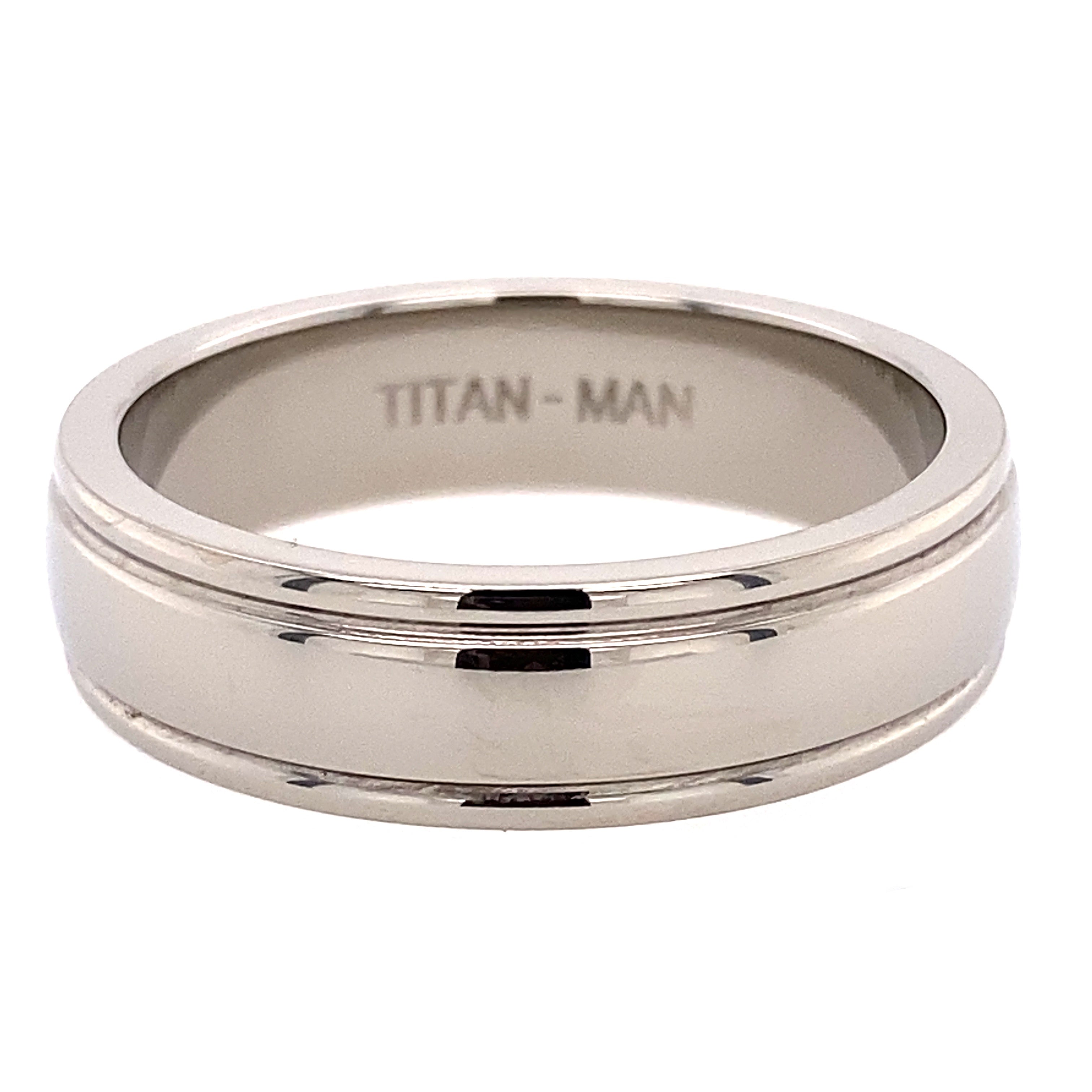 g*9様 OVY Two Grooves Ring Titanium double groove polished ring