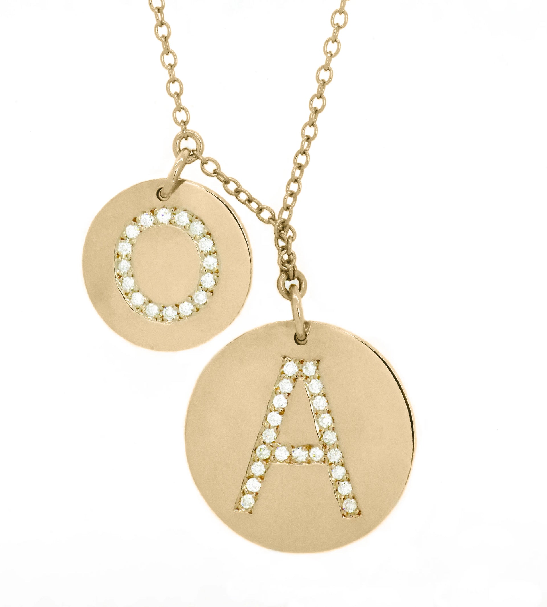 THE DOUBLE DIAMOND INITIAL NECKLACE1