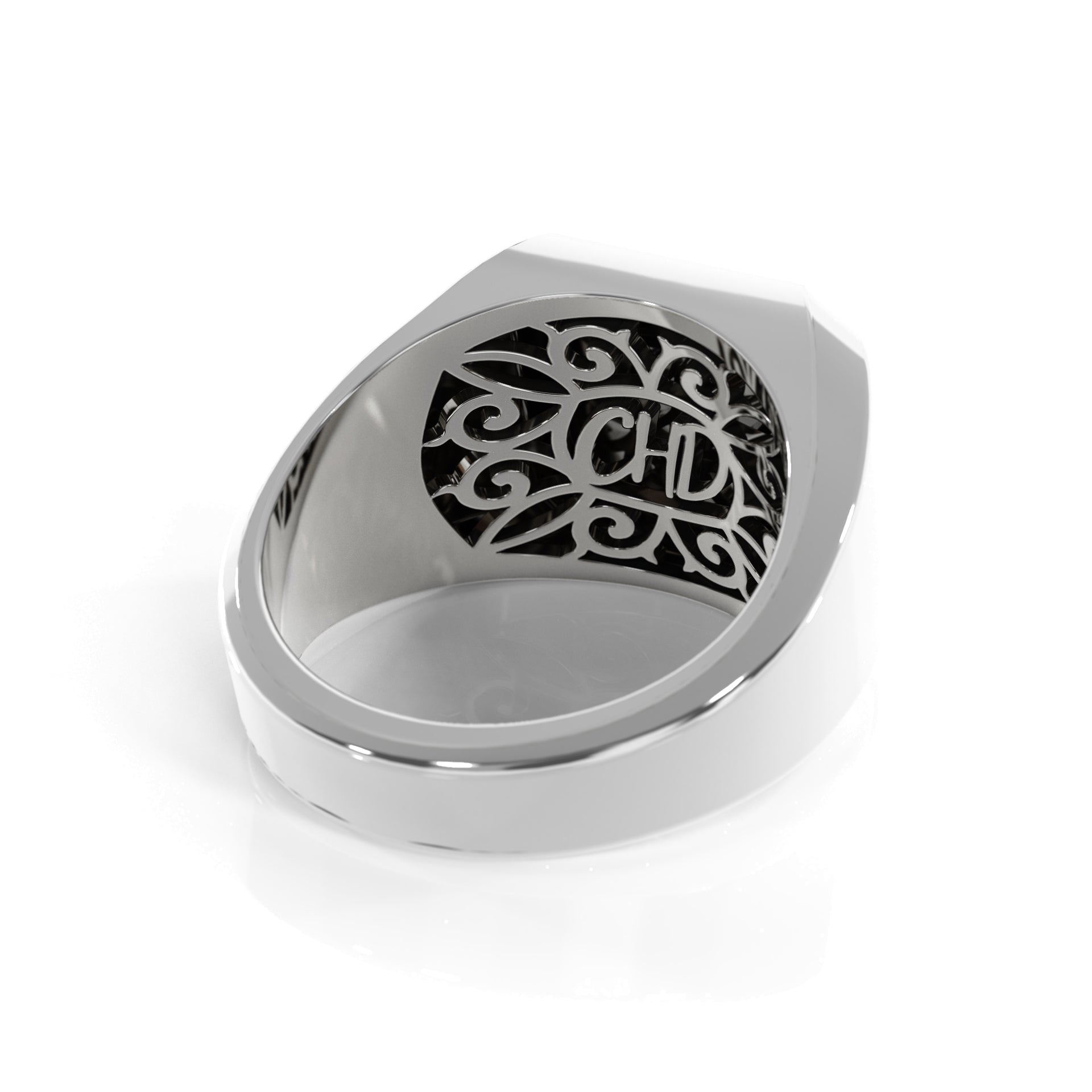 BWL EXCLUSIVE Small Signet Ring US-4h THE SMALL SQUARE STERLING