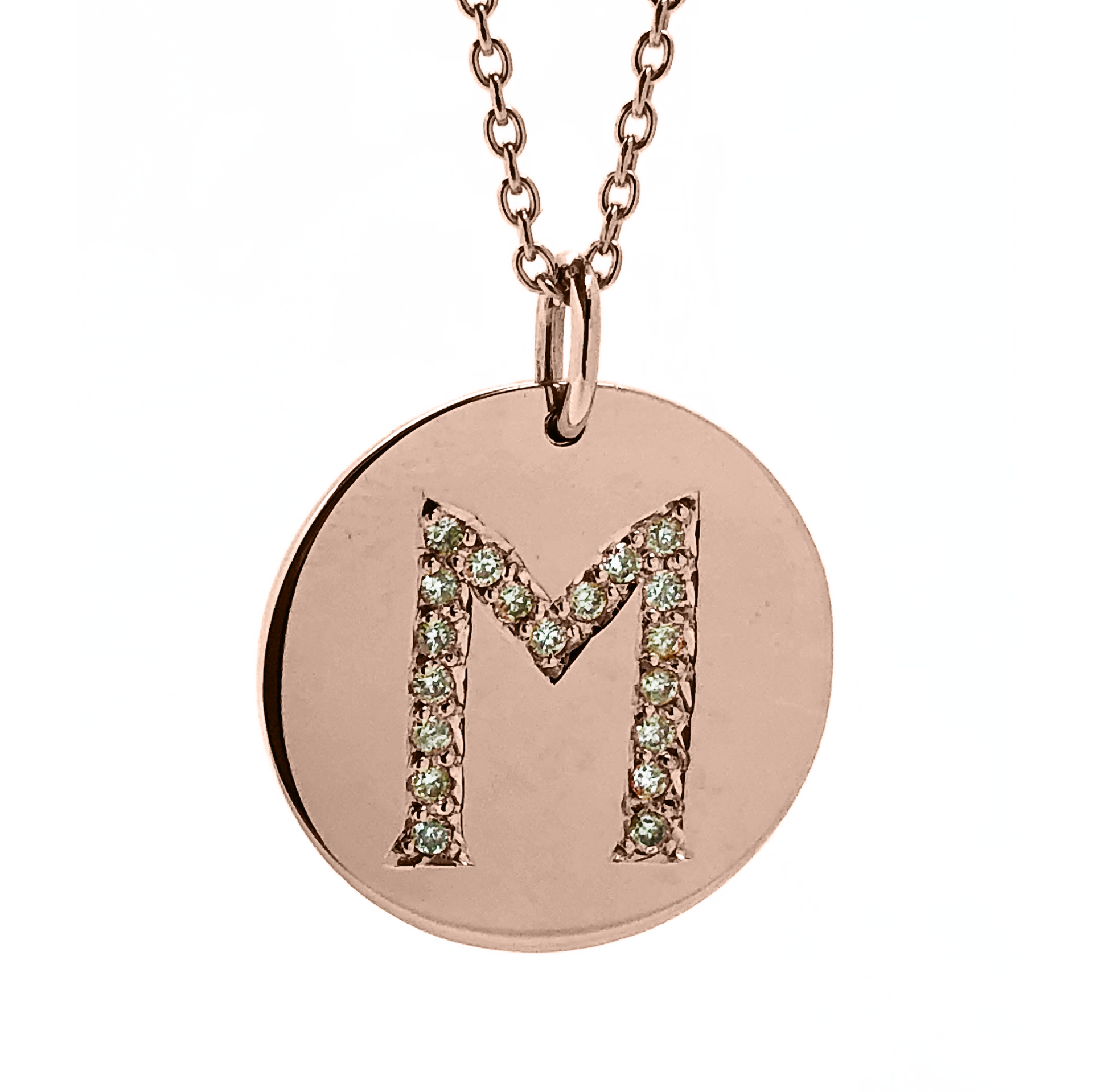 THE DIAMOND INITIAL NECKLACE