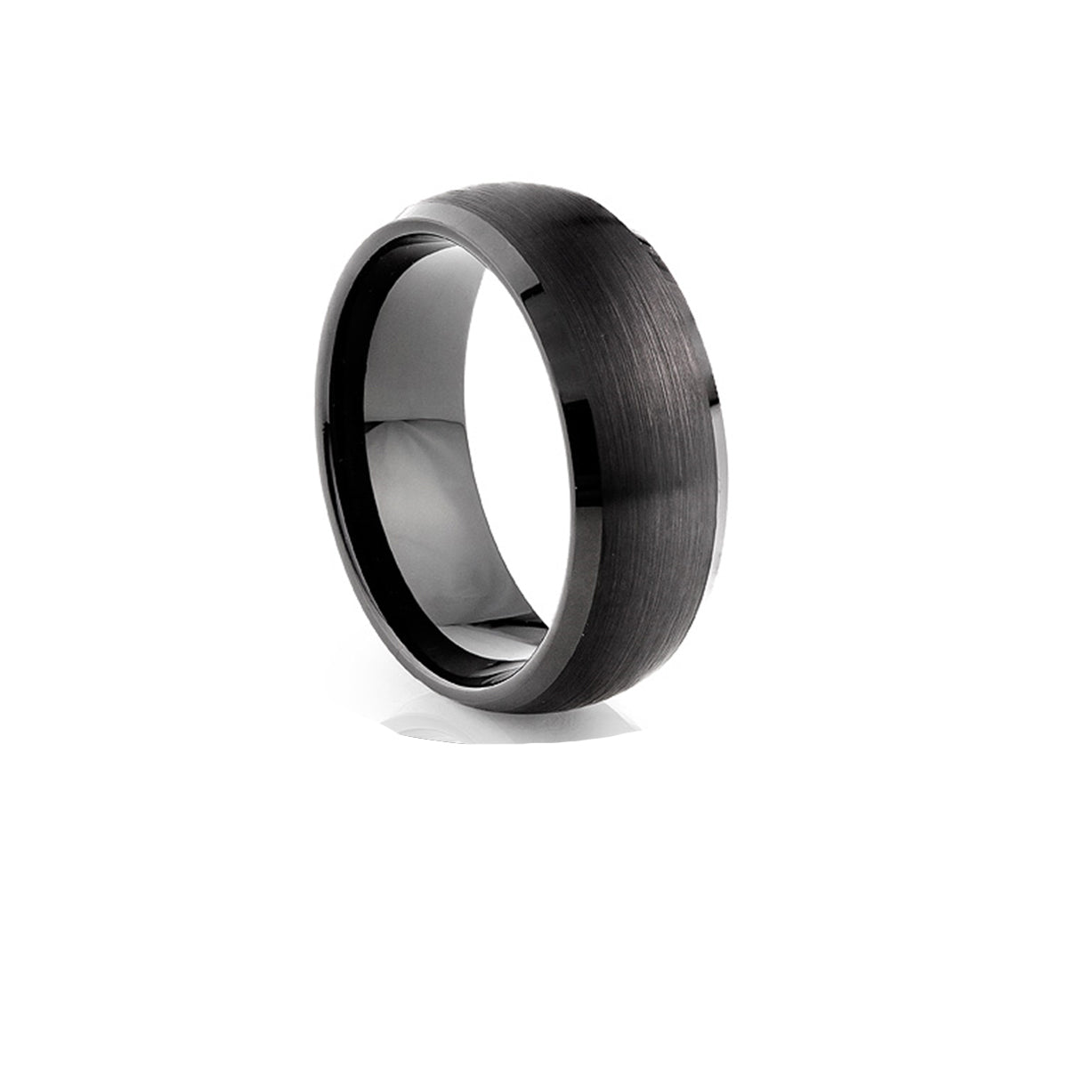 Brushed Black with Bevelled Edges