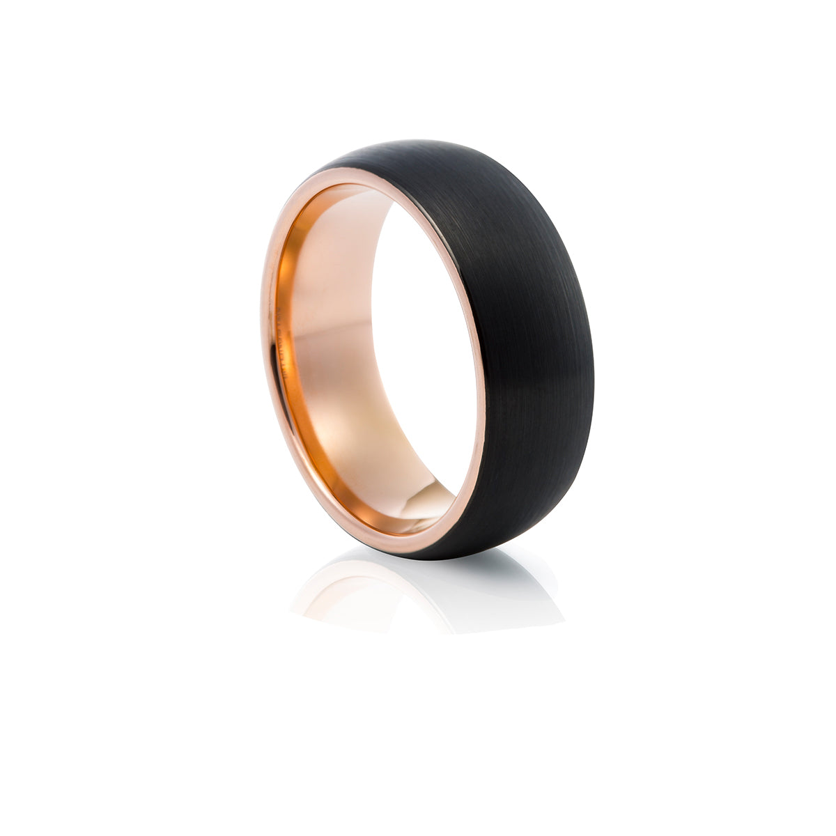 Matt Black & Rose Gold
