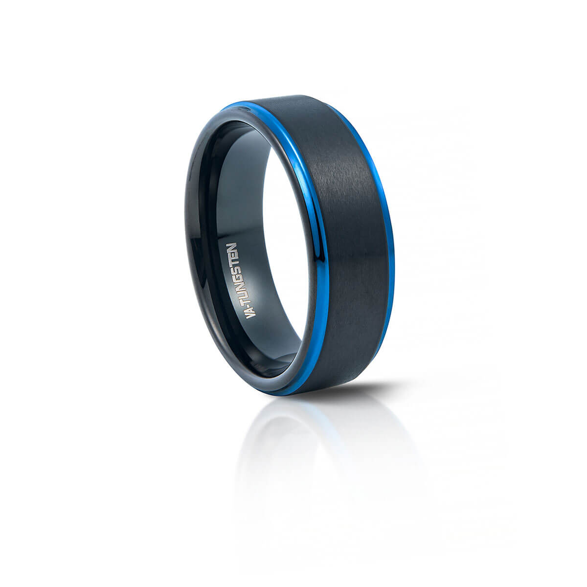 Black plated with Blue Edges