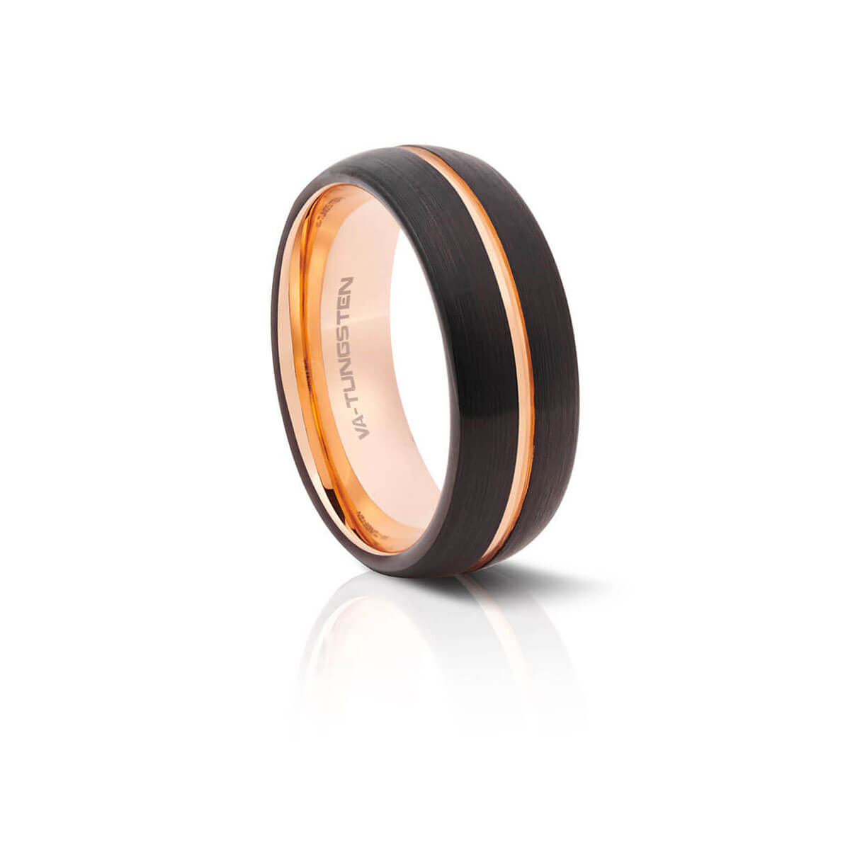 Matt Black with Rose Gold Indent