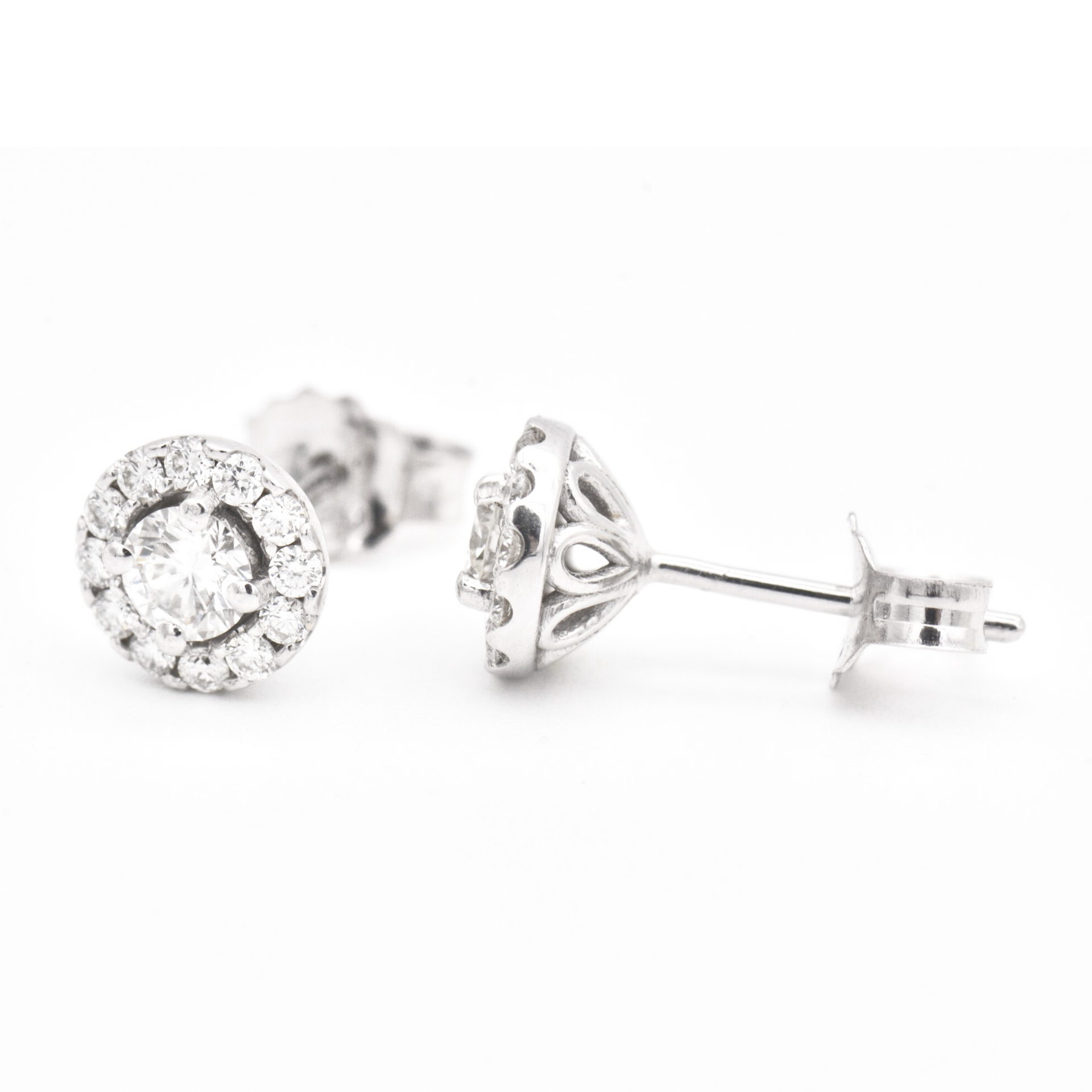 The White Diamond Studs